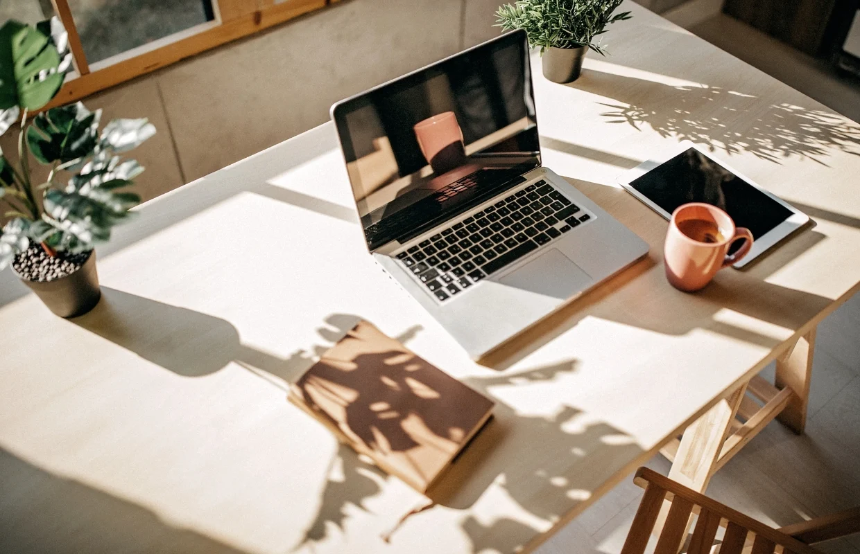 Maurice aan het werk